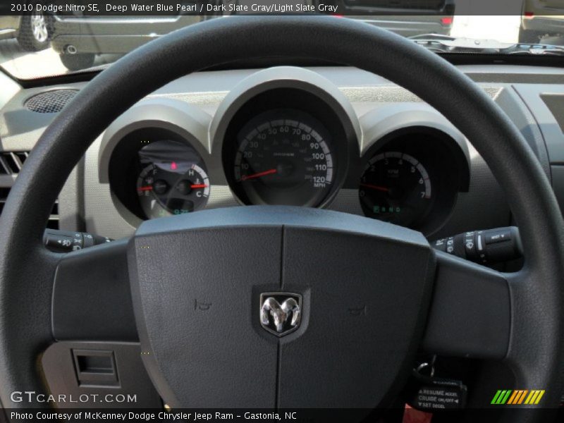 Deep Water Blue Pearl / Dark Slate Gray/Light Slate Gray 2010 Dodge Nitro SE