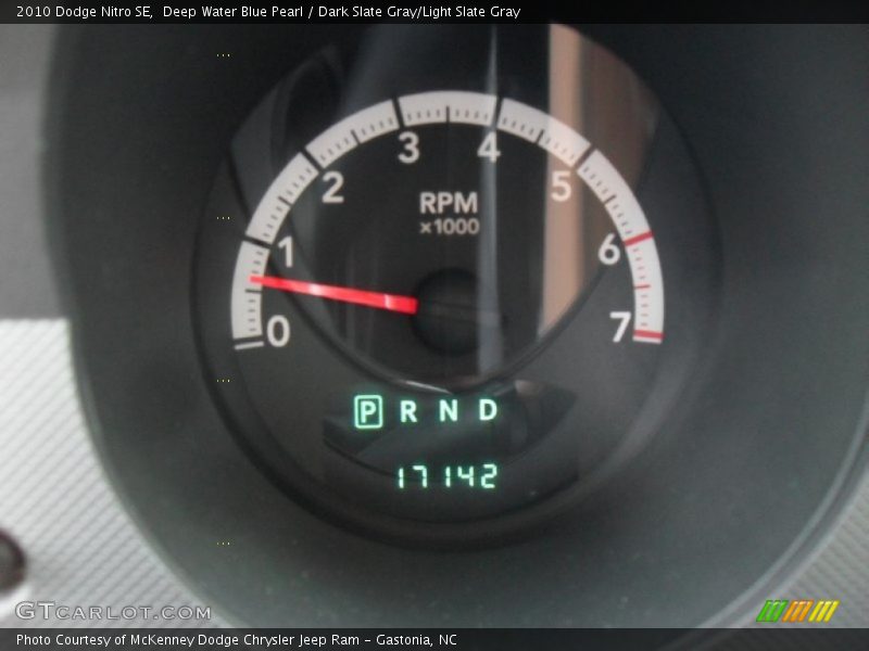 Deep Water Blue Pearl / Dark Slate Gray/Light Slate Gray 2010 Dodge Nitro SE