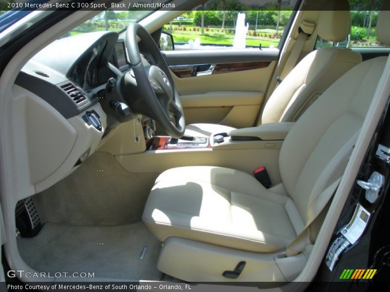 Black / Almond/Mocha 2010 Mercedes-Benz C 300 Sport