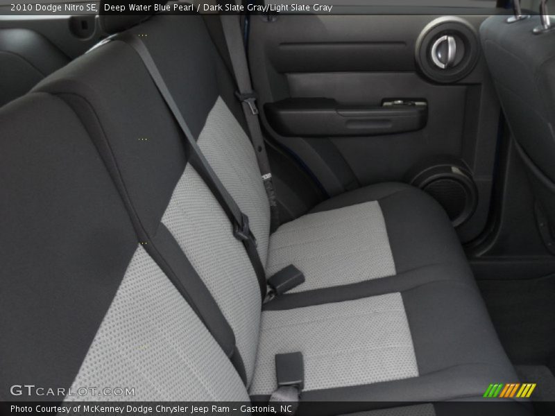 Deep Water Blue Pearl / Dark Slate Gray/Light Slate Gray 2010 Dodge Nitro SE