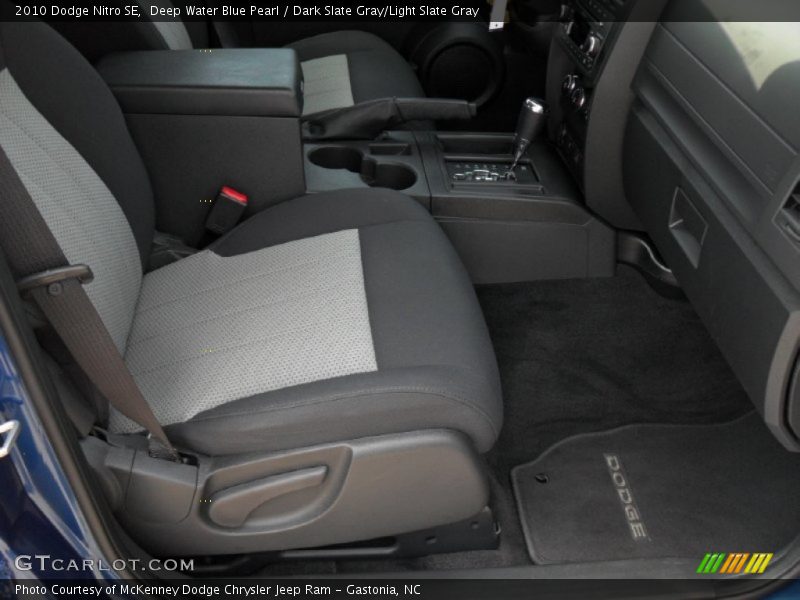 Deep Water Blue Pearl / Dark Slate Gray/Light Slate Gray 2010 Dodge Nitro SE