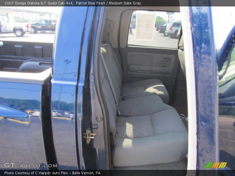 Patriot Blue Pearl / Medium Slate Gray 2007 Dodge Dakota SLT Quad Cab 4x4