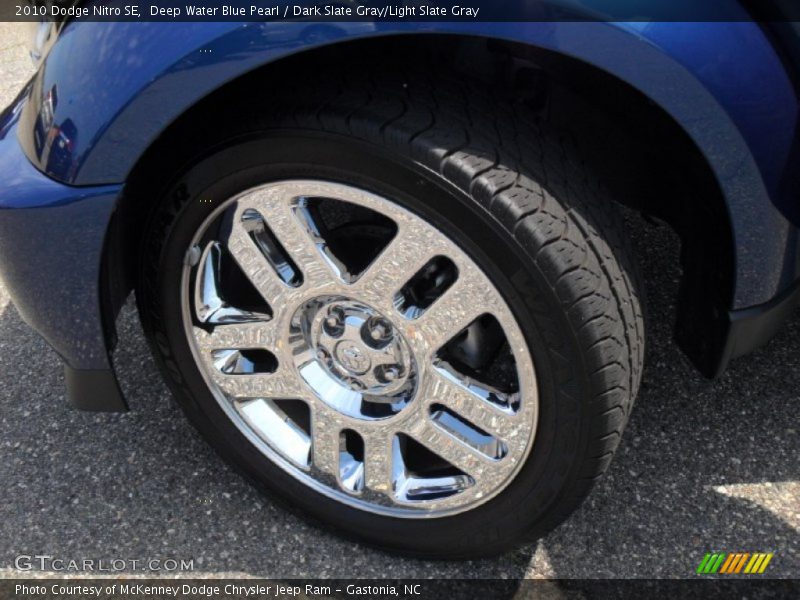 Deep Water Blue Pearl / Dark Slate Gray/Light Slate Gray 2010 Dodge Nitro SE