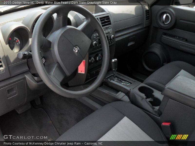 Deep Water Blue Pearl / Dark Slate Gray/Light Slate Gray 2010 Dodge Nitro SE