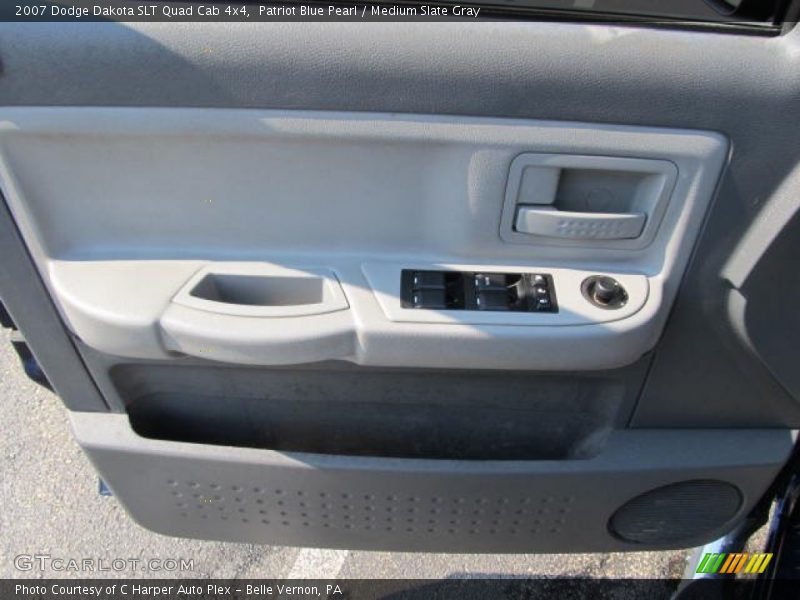 Patriot Blue Pearl / Medium Slate Gray 2007 Dodge Dakota SLT Quad Cab 4x4