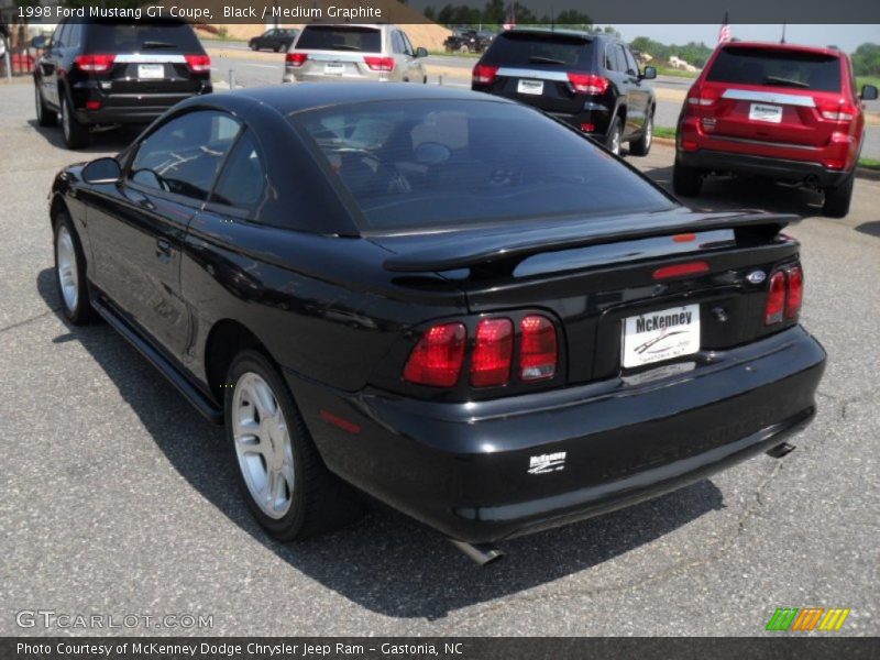 Black / Medium Graphite 1998 Ford Mustang GT Coupe