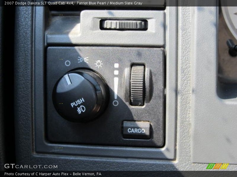 Patriot Blue Pearl / Medium Slate Gray 2007 Dodge Dakota SLT Quad Cab 4x4