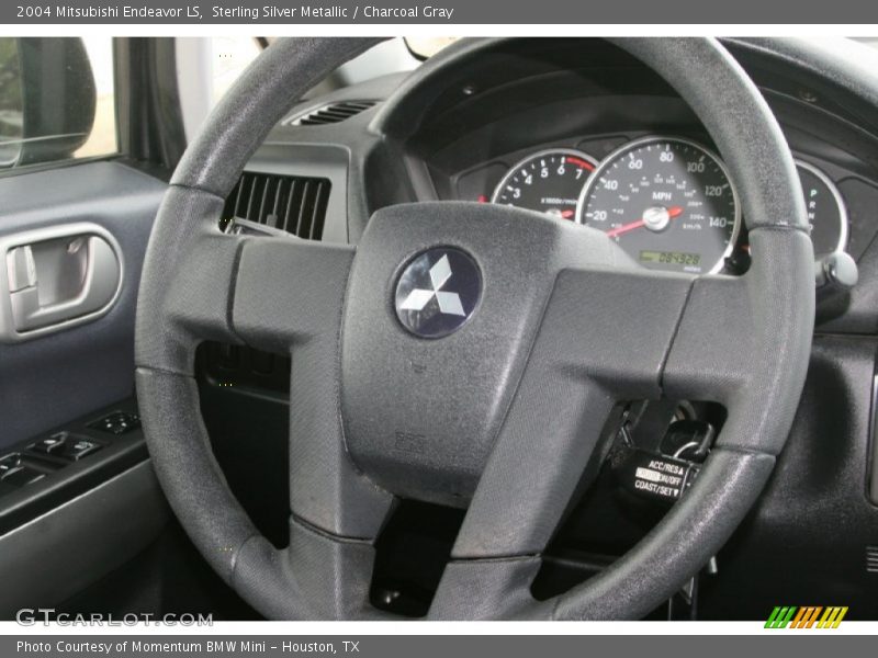 Sterling Silver Metallic / Charcoal Gray 2004 Mitsubishi Endeavor LS