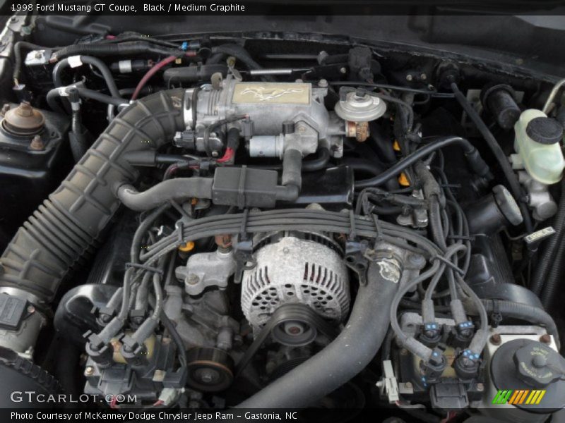 Black / Medium Graphite 1998 Ford Mustang GT Coupe