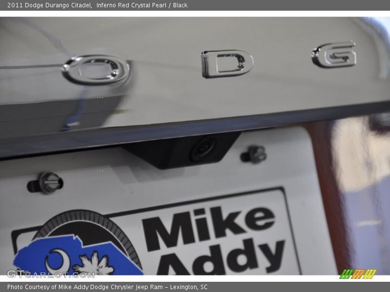 Inferno Red Crystal Pearl / Black 2011 Dodge Durango Citadel