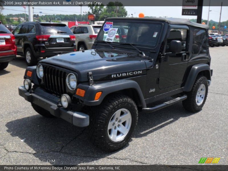 Black / Dark Slate Gray 2006 Jeep Wrangler Rubicon 4x4