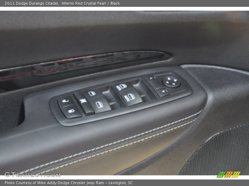 Inferno Red Crystal Pearl / Black 2011 Dodge Durango Citadel