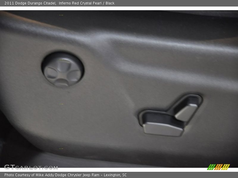 Inferno Red Crystal Pearl / Black 2011 Dodge Durango Citadel