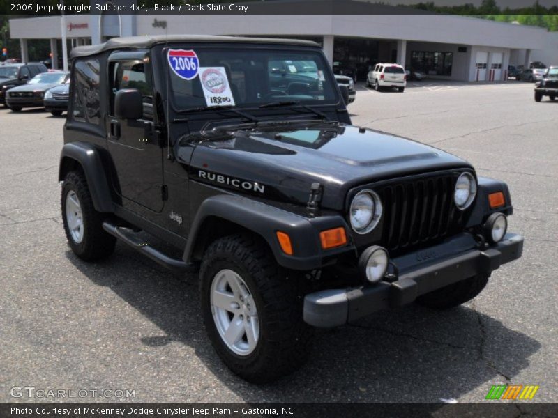 Black / Dark Slate Gray 2006 Jeep Wrangler Rubicon 4x4