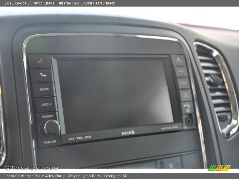Inferno Red Crystal Pearl / Black 2011 Dodge Durango Citadel