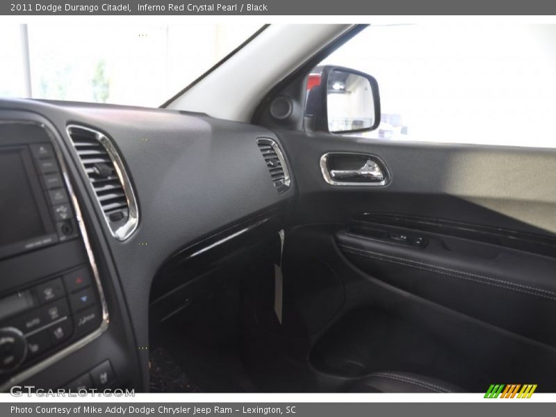 Inferno Red Crystal Pearl / Black 2011 Dodge Durango Citadel