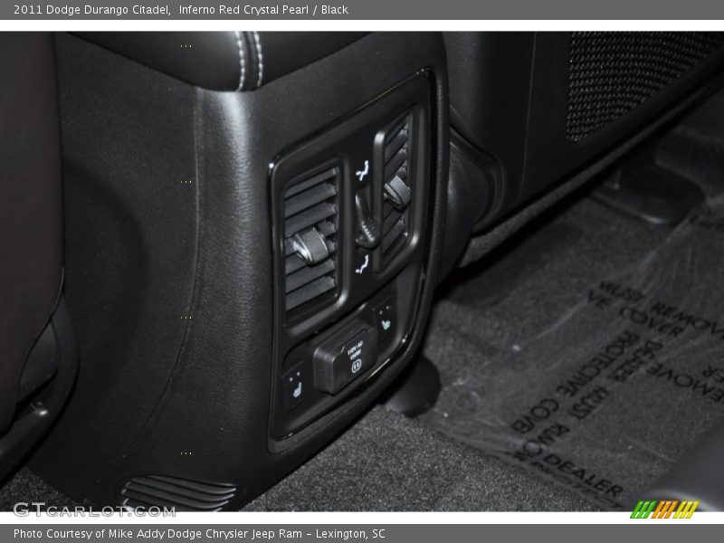 Inferno Red Crystal Pearl / Black 2011 Dodge Durango Citadel