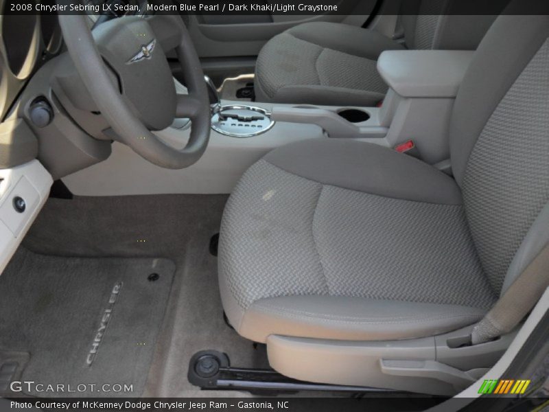 Modern Blue Pearl / Dark Khaki/Light Graystone 2008 Chrysler Sebring LX Sedan