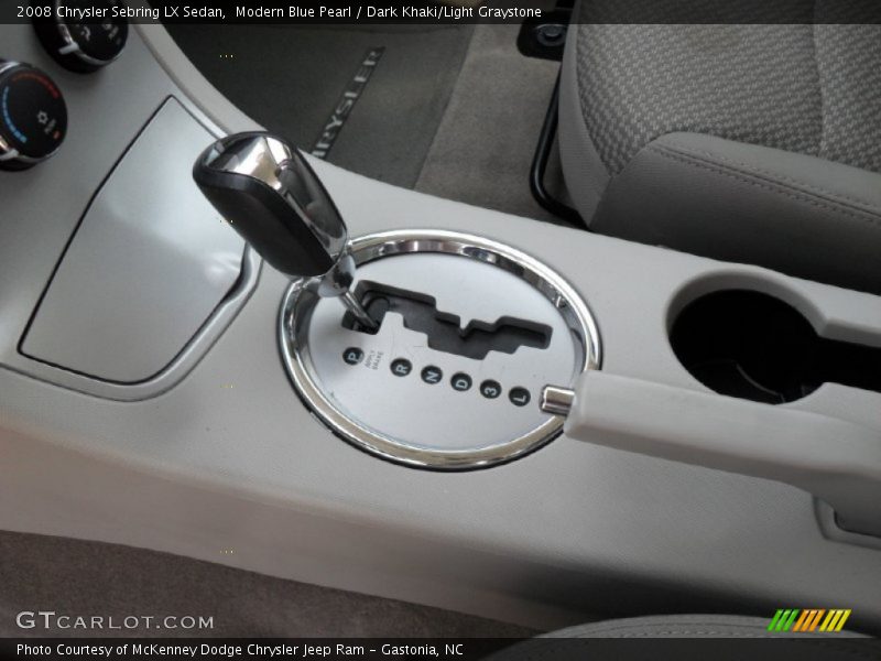 Modern Blue Pearl / Dark Khaki/Light Graystone 2008 Chrysler Sebring LX Sedan