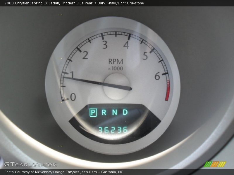 Modern Blue Pearl / Dark Khaki/Light Graystone 2008 Chrysler Sebring LX Sedan