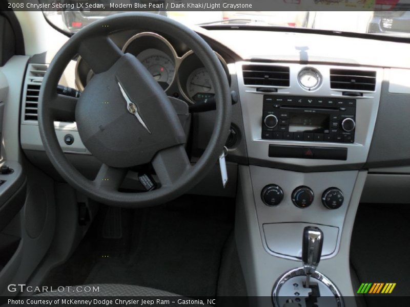 Modern Blue Pearl / Dark Khaki/Light Graystone 2008 Chrysler Sebring LX Sedan