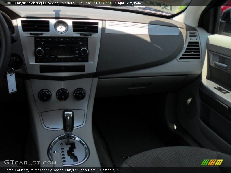 Modern Blue Pearl / Dark Khaki/Light Graystone 2008 Chrysler Sebring LX Sedan