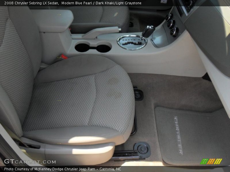 Modern Blue Pearl / Dark Khaki/Light Graystone 2008 Chrysler Sebring LX Sedan