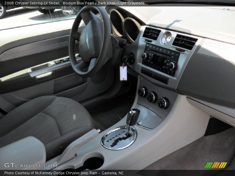 Modern Blue Pearl / Dark Khaki/Light Graystone 2008 Chrysler Sebring LX Sedan