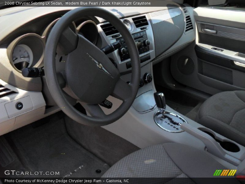 Modern Blue Pearl / Dark Khaki/Light Graystone 2008 Chrysler Sebring LX Sedan
