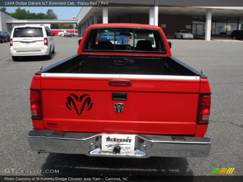 Poppy Red / Red 1994 Dodge Dakota SLT Extended Cab
