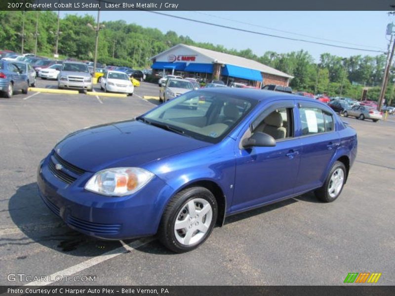 Laser Blue Metallic / Gray 2007 Chevrolet Cobalt LS Sedan