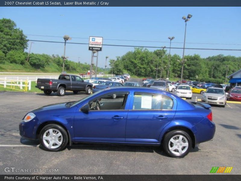 Laser Blue Metallic / Gray 2007 Chevrolet Cobalt LS Sedan