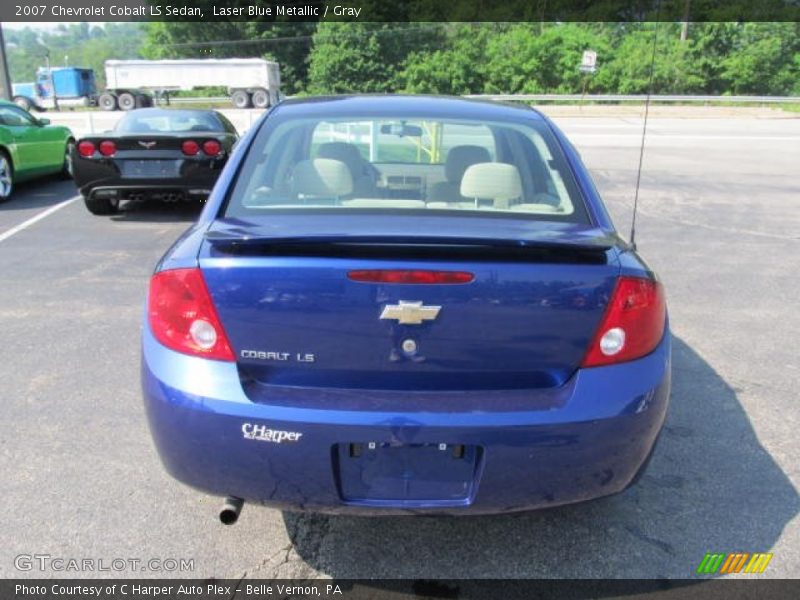 Laser Blue Metallic / Gray 2007 Chevrolet Cobalt LS Sedan