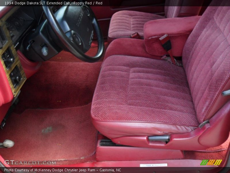  1994 Dakota SLT Extended Cab Red Interior