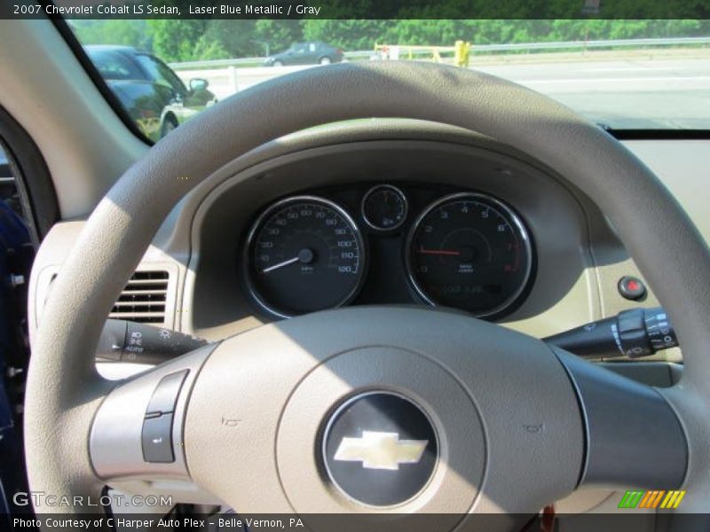 Laser Blue Metallic / Gray 2007 Chevrolet Cobalt LS Sedan