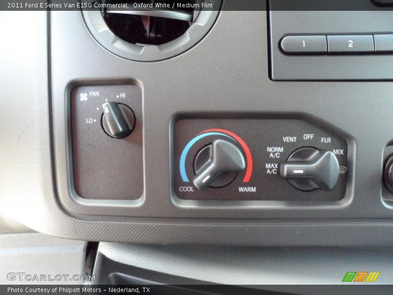 Controls of 2011 E Series Van E150 Commercial