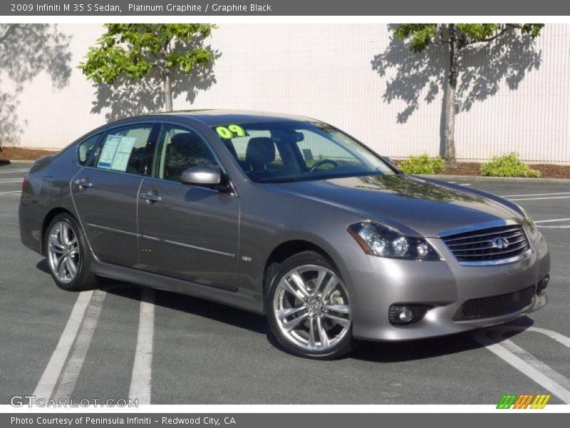 Platinum Graphite / Graphite Black 2009 Infiniti M 35 S Sedan