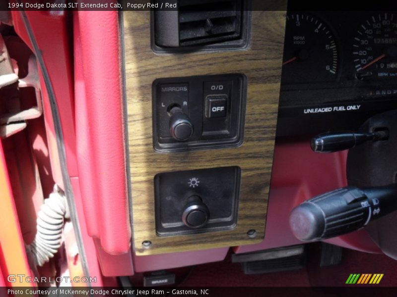Controls of 1994 Dakota SLT Extended Cab