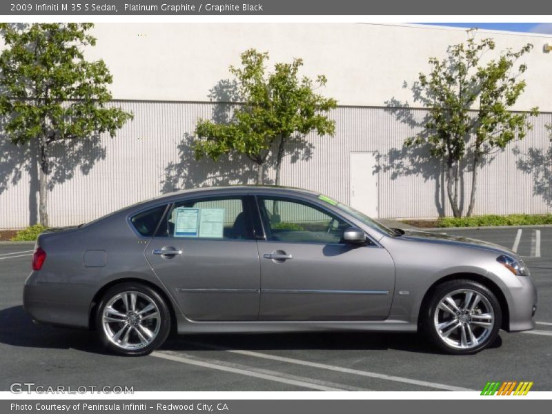 Platinum Graphite / Graphite Black 2009 Infiniti M 35 S Sedan