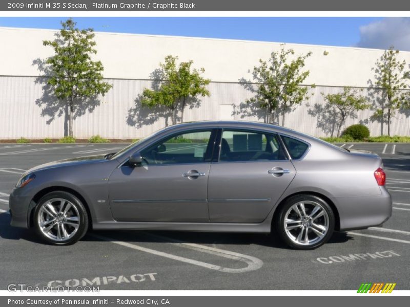 Platinum Graphite / Graphite Black 2009 Infiniti M 35 S Sedan