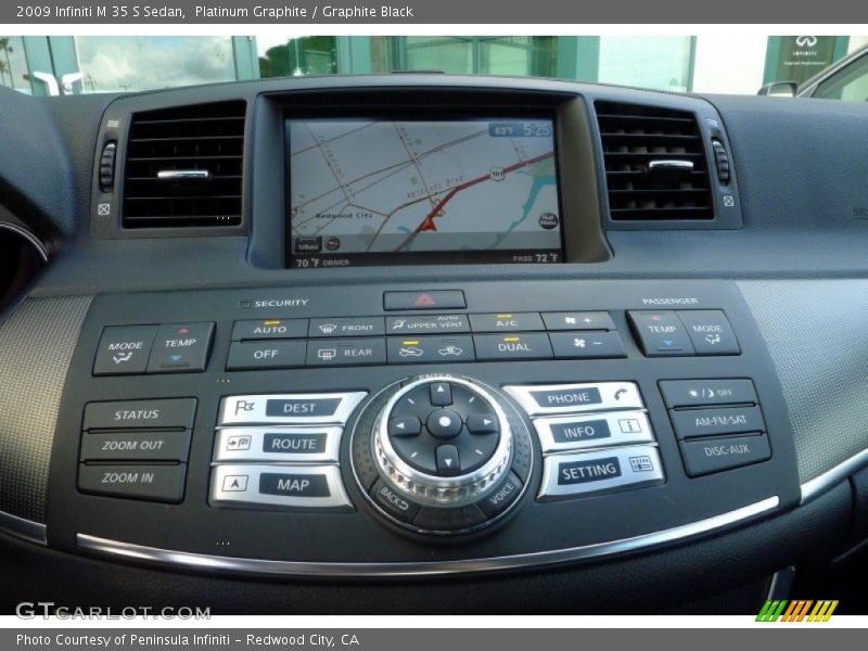 Platinum Graphite / Graphite Black 2009 Infiniti M 35 S Sedan