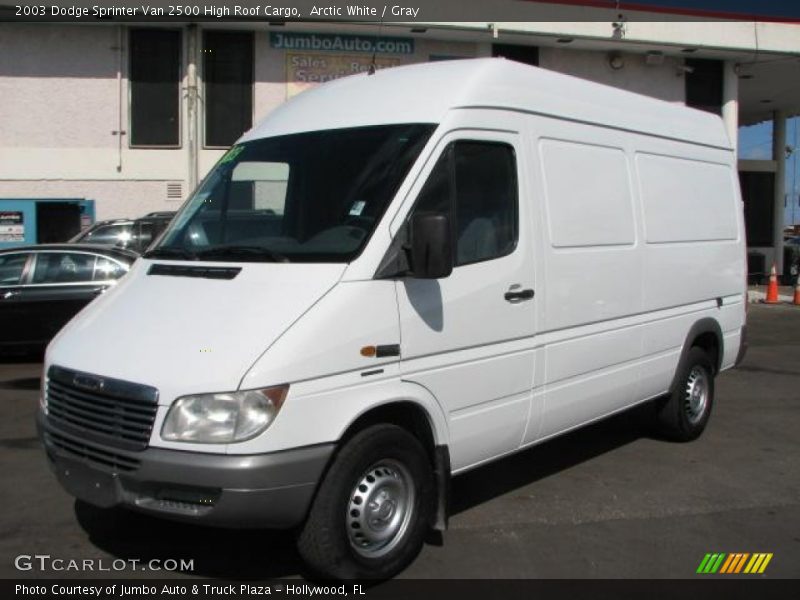 Front 3/4 View of 2003 Sprinter Van 2500 High Roof Cargo