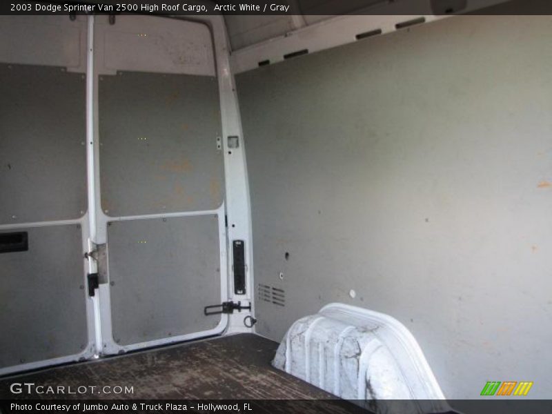 Arctic White / Gray 2003 Dodge Sprinter Van 2500 High Roof Cargo