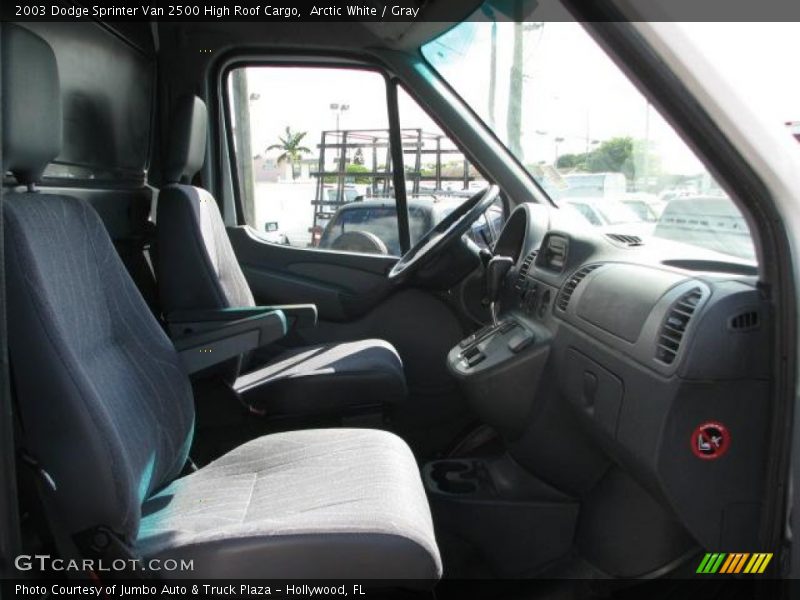 Arctic White / Gray 2003 Dodge Sprinter Van 2500 High Roof Cargo