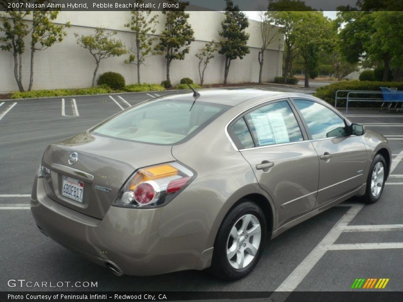 Pebble Beach Metallic / Blond 2007 Nissan Altima Hybrid