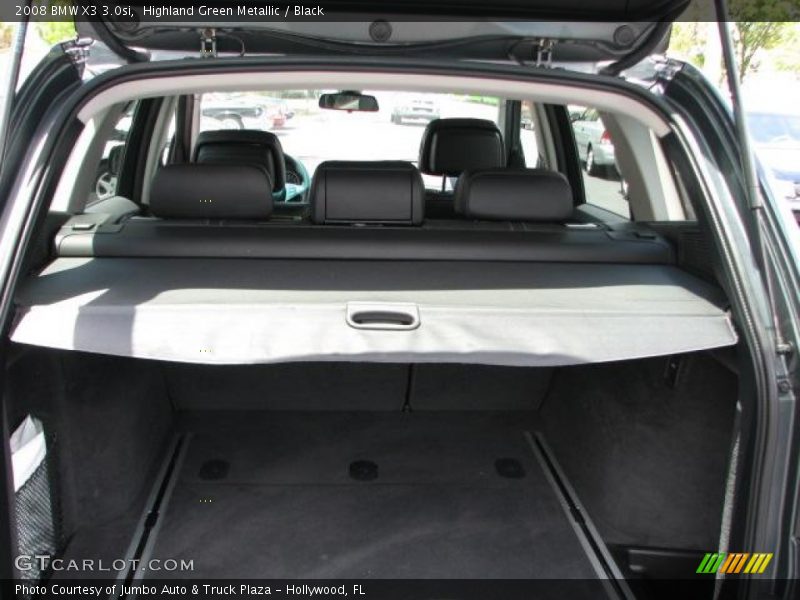 Highland Green Metallic / Black 2008 BMW X3 3.0si