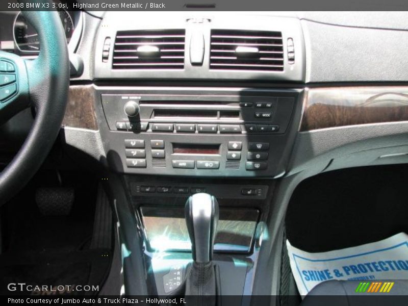 Highland Green Metallic / Black 2008 BMW X3 3.0si