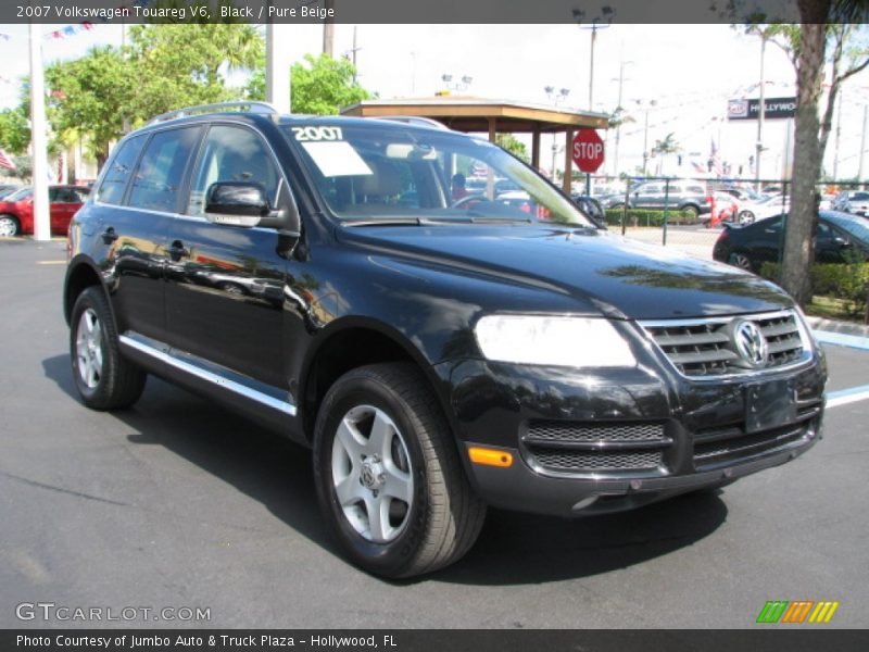 Black / Pure Beige 2007 Volkswagen Touareg V6