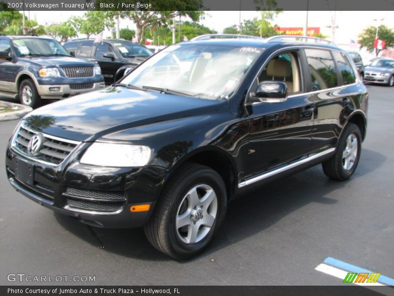 Black / Pure Beige 2007 Volkswagen Touareg V6