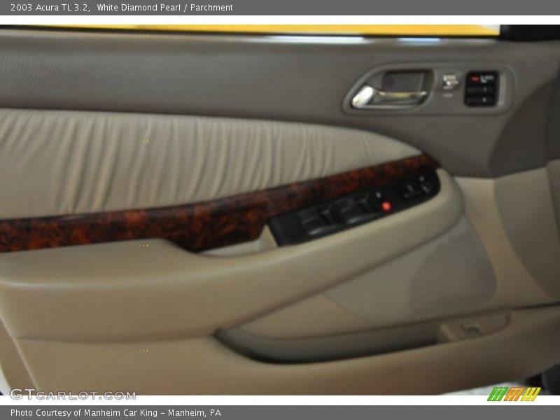 White Diamond Pearl / Parchment 2003 Acura TL 3.2